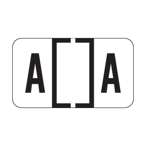 Traco Alpha Label Letter A (500/Roll)