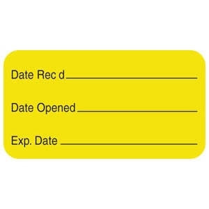 Date ID Label, 1-5/8 x 7/8, 560/Roll (V-LR138)