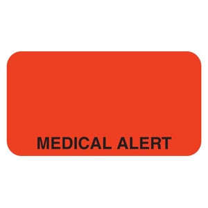 Medical Alert Label, 1-5/8 x 7/8, 560/RL (V-MC218)