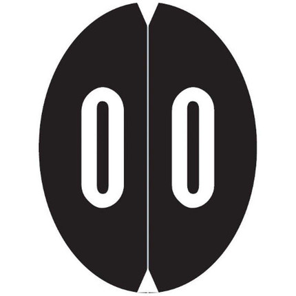 VRE GBS 8857 Label Number 0 (500/Roll)