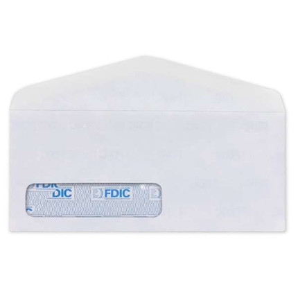FDIC Security Tint with Digi-Clear Window Envelope (No 10) 2616