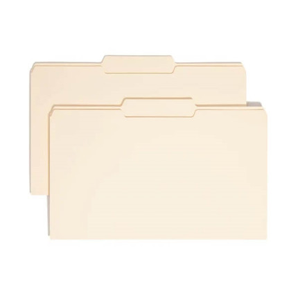 Smead File Folders, 1/3-Cut Tab Center Position, Legal, Manila (15332)