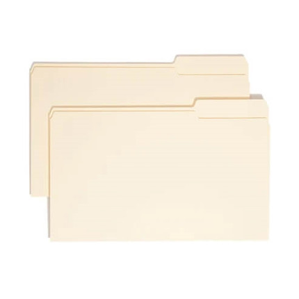 Smead Manila Folder, 1/3-Cut Tab Right Position, Legal Size (15333)