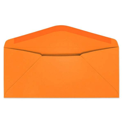 #10 Envelopes (4 1/8 x 9 1/2) 24lb Starburst Tangerine 500/Box (W2999)
