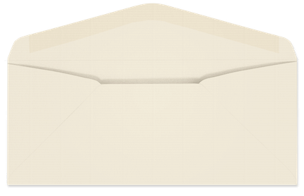 #10 Regular Envelopes [4-1/8 H x 9-1/2 W] 24lb, Natural Alabaster, 500/Box (W3040)