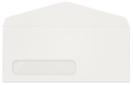 #10 Window Envelopes [4-1/8 H x 9-1/2 W] 24lb, Glacier White, 500/Box (W3093)