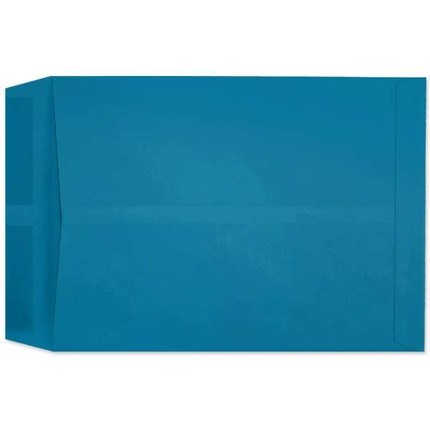 10 x 13 Blue Starburst open end catalog envelope, 28 lb recycled brightly colored sulphite paper, no window, carton of 500