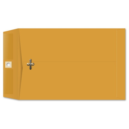 6-1/2 x 9-1/2 Clasp Envelopes 28lb Brown Kraft 100/BX