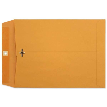 7-1/2 x 10-1/2 Clasp Envelopes 28lb Brown Kraft 100/BX