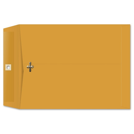9-1/2 x 12-1/2 Clasp Envelopes 28lb Brown Kraft 100/BX