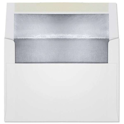 Ultra-White Foil-Lined Announcement Envelope (A-7) 7090