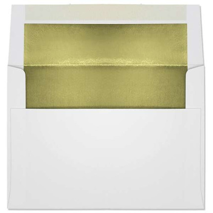 Ultra-White Foil-Lined Announcement Envelope (A-7) 7091