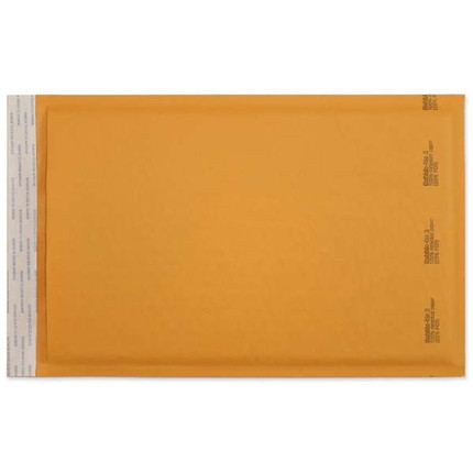 8-1/2 x 14-1/2 Bubble Mailers, Golden Kraft, Kwik-Tak, 100/BX (W7670)