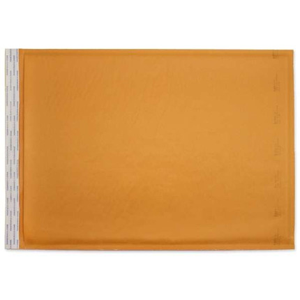12-1/2 x 19 Bubble Mailers, Golden Kraft, Kwik-Tak, 50/BX (W7673)