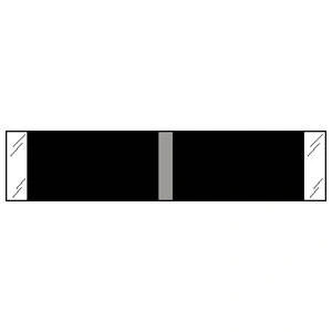 Kardex Solid Color Labels, 53300-Series, 5/16 H x 1-7/16 W, Black, 2000/RL