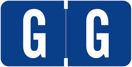 Tab Products 1278 Match Alphabetical Color Coding Label, Letter G, Purple, 1/2 H x 1 W, 500/Roll (A1278-G)