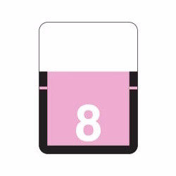 Tab Products Numeric Labels, 1306-Series, 3/4 H x 1 W, Number 8, Lilac, 500/Roll (A1306-08-T3)