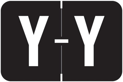 Barkley Alphabet Labels - BXAM Series - Letter Y