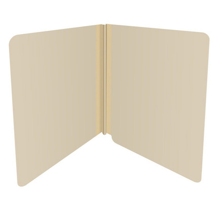 End Tab File Folders, Letter Size, 18-Point Manila, No Fastener, 2-Inch Expansion, 25/Box – Heavy-Duty Shelf Filing, DV-S42-00-M