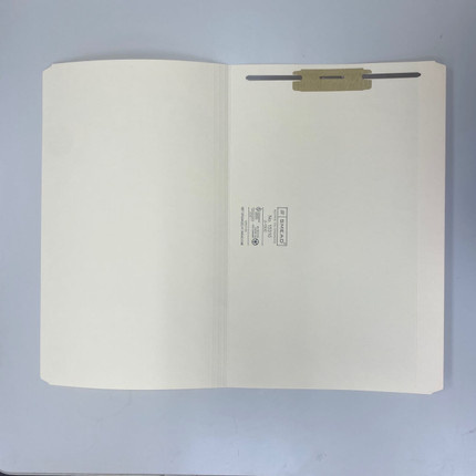 Smead Reinforced Tab File Folders - Straight-Cut Tab, Legal Size, Smead, 1 Fastener, 15310-F1