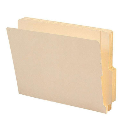 Smead End Tab File Folder, Shelf-Master 4" High Tab 1-1/8" 100/Bx (24179)