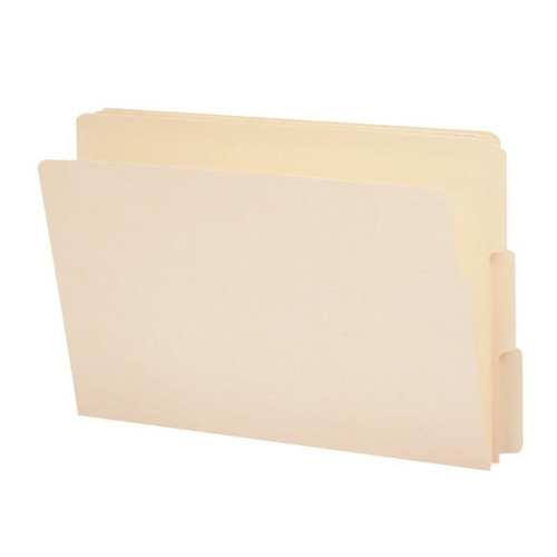 Smead End Tab File Folder, Shelf-Master 4" High Tab 1-1/8" 100/Bx (27134)