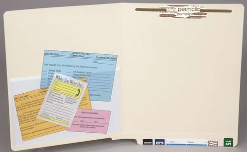 Self-Adhesive Vinyl Pockets, 8-3/4 x 5-1/2, 100/Bx (54494)