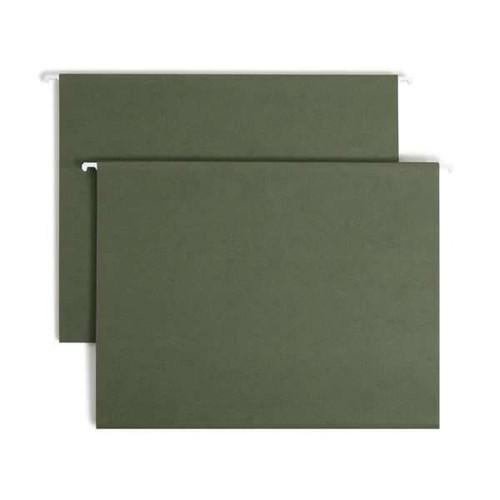 Smead Hanging File Folder, Letter Size, Standard Green, 25/Bx (64010)