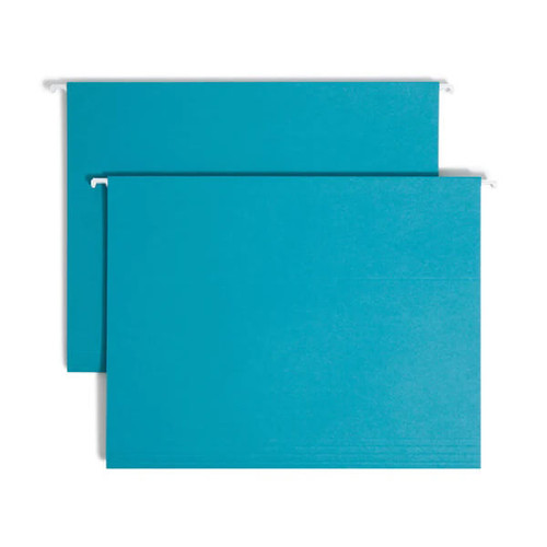 Smead Hanging Folders, Letter Size, Teal, 25/Box (64440)