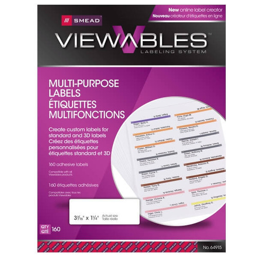 Smead Viewables Multipurpose Labels, 160/Pack