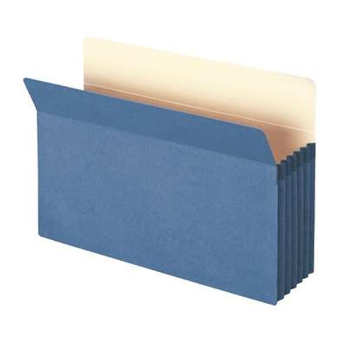 Smead File Pocket Straight-Cut Tab 5-1/4" Exp Legal Blue (74235)