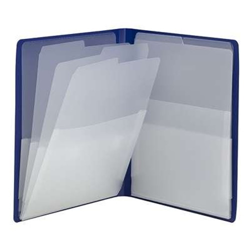 Smead 87723 Organized Up Multi-Pocket Organizer, 8 Pockets, Letter Size, Dark Blue