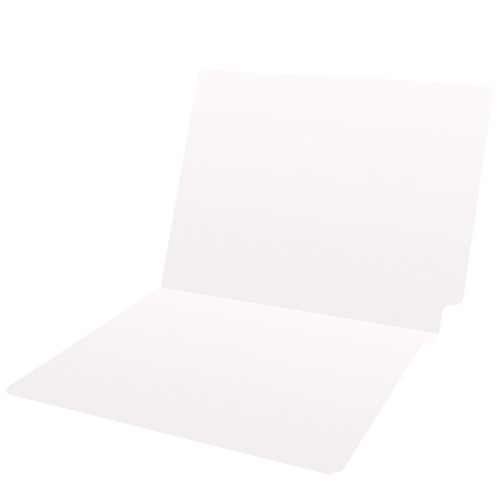 Colored Folders, End Tab, Legal Size, 3/4" Expansion, No Fasteners, 11pt White, 100/Box