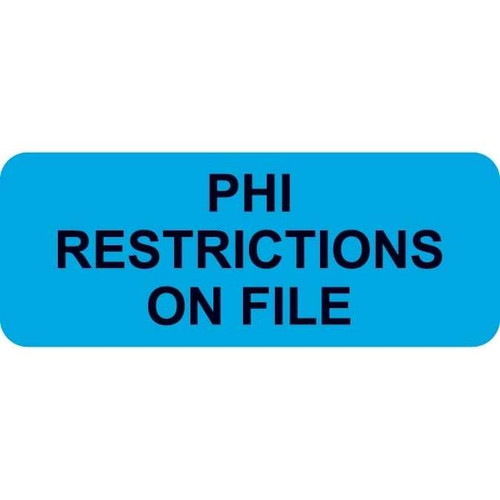 PHI Restrictions, Light Blue (A1001)