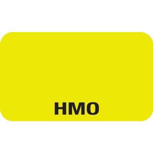 Insurance Labels, HMO, 1-1/2 x 7/8, Fl. Chartreuse, 250/Roll (A1038)