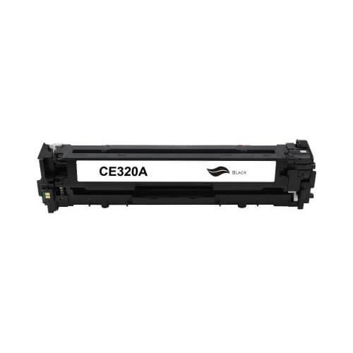 HP CE320A (128A) Compatible Toner Cartridge, Black, 2K Yield