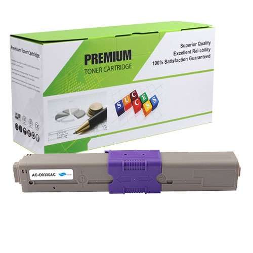 Cyan Compatible Toner, 3K Yield, 44469703