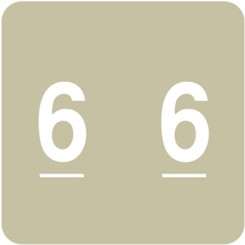 Acme ACNM Label Number 6 (500/Roll)