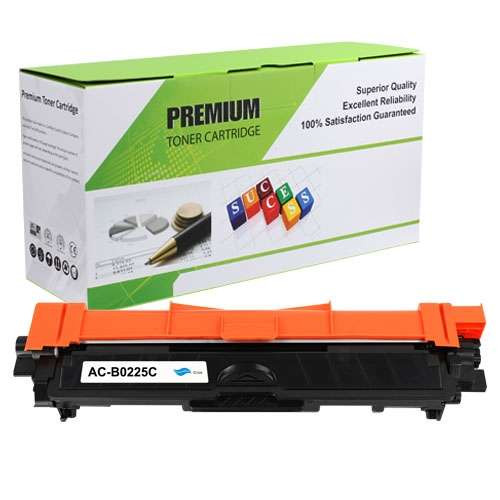 Brother TN225C (TN-225C) Compatible Toner Cartridge, Cyan, 2.2K Yield