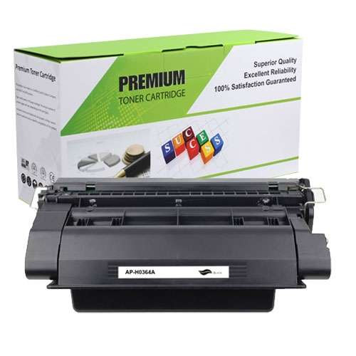 Black Compatible Toner, 10K Yield, CC364A