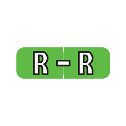 Barkley ABAM Label Letter R (500/Roll)