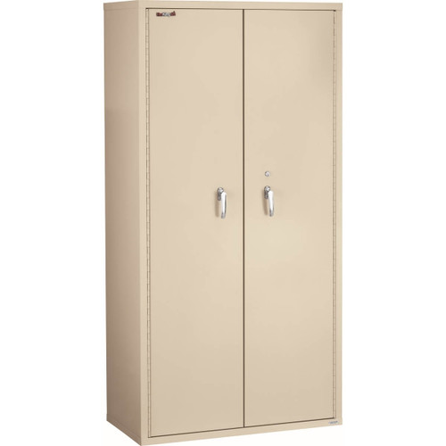 FireKing Fire-Rated 72" Cabinet for Legal-Size Folders, 6 Shelves