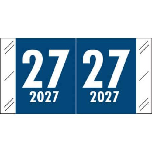 Col'R'Tab CLYM-Series Year Label, 2027, CLYM-27