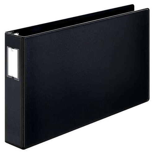 11 x 17 black ring binder with 2 inch capacity