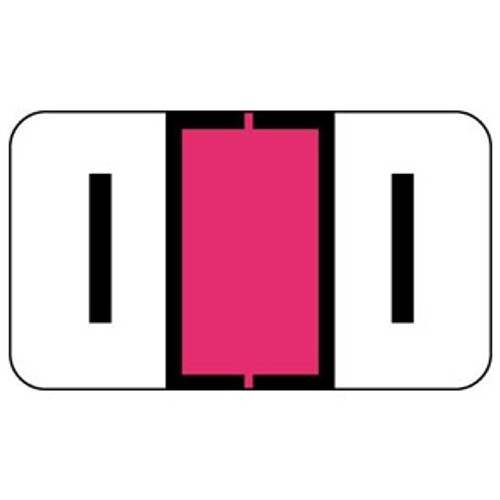 Jeter Alpha Labels 0200 Series Letter I Pink JAAM-I