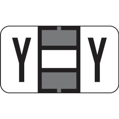 Jeter 7200 Series Labels Letter Y 500/Roll