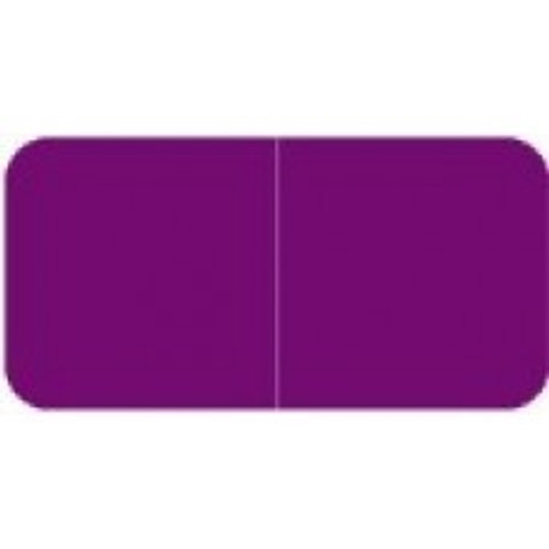 Jeter 9500 Solid Purple Color Labels (500/Roll)