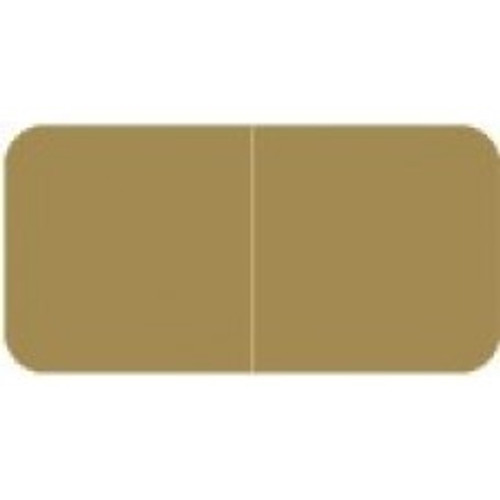 Jeter 9500 Solid Tan Color Labels (500/Roll)