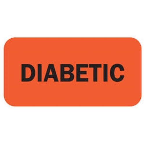 Tabbies Remind'R'Labels, "Diabetic" Label, Item 40528