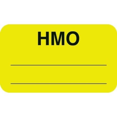 Insurance Labels, HMO, 250/Box (MAP1620)